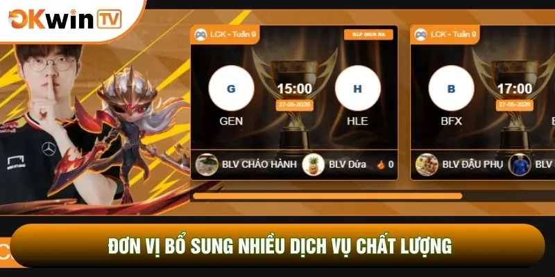 Đơn vị bổ sung nhiều dịch vụ chất lượng