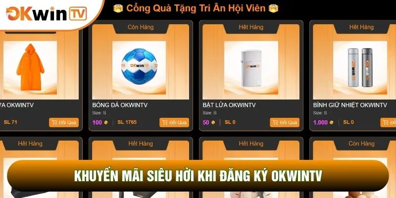 Đăng Ký OKWINTV 3 Khuyến mãi siêu hời khi đăng ký OKWINTV