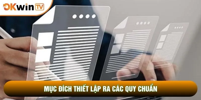 Điều Khoản Và Điều Kiện 2 Mục đích thiết lập ra các quy chuẩn
